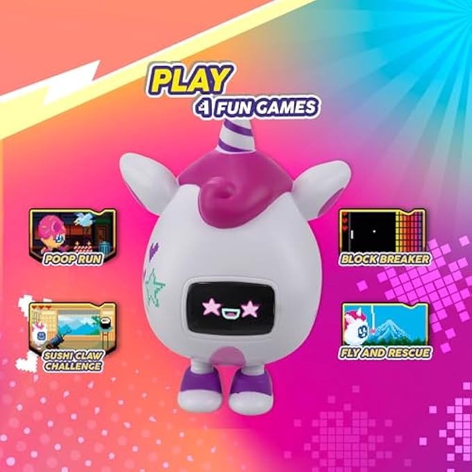 rayihni BEEPBOOP INTERACTIVE PET FIGURES KIRIN, POCKET-SIZED INTERACTIVE PET FIGURES, WITH 100+ SOUNDS & ANIMATION, COMPACT AND PORTABLE, ENCOURAGING IMAGINATIVE ROLE-PLAY AND NURTURING SKILLS, 5 YEARS+ - Image 3